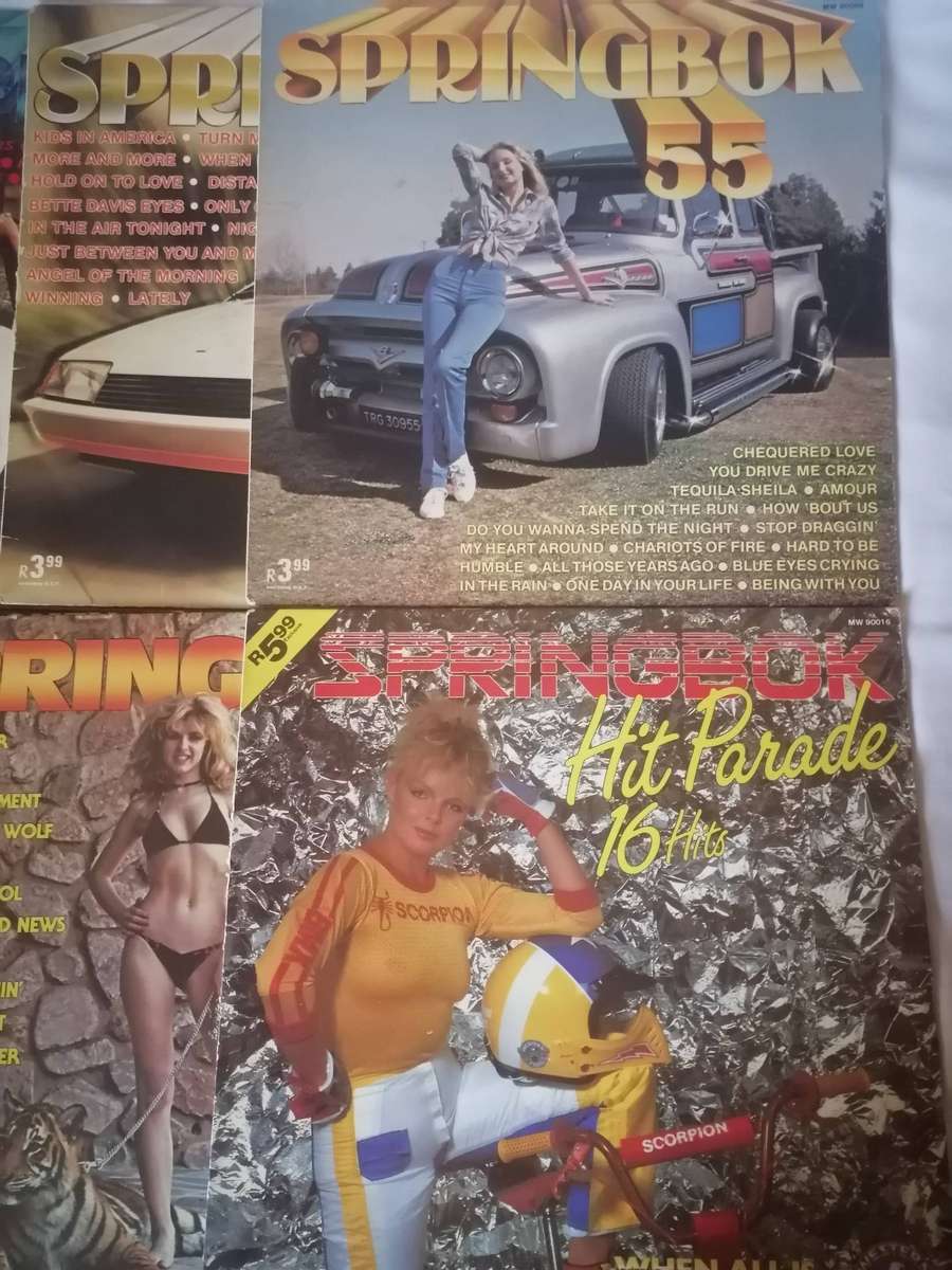 13x Springbok vinyl's in excellent to very good condition.