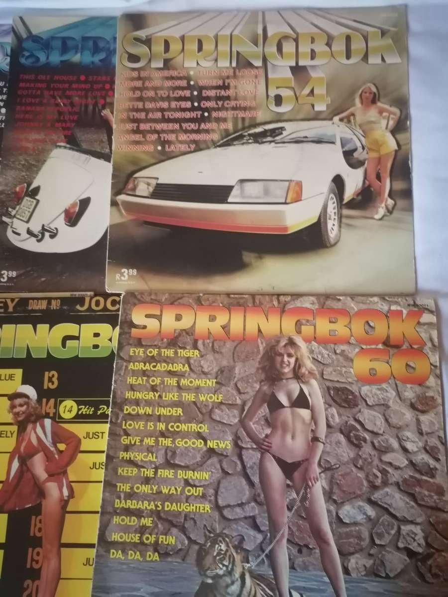 13x Springbok vinyl's in excellent to very good condition.