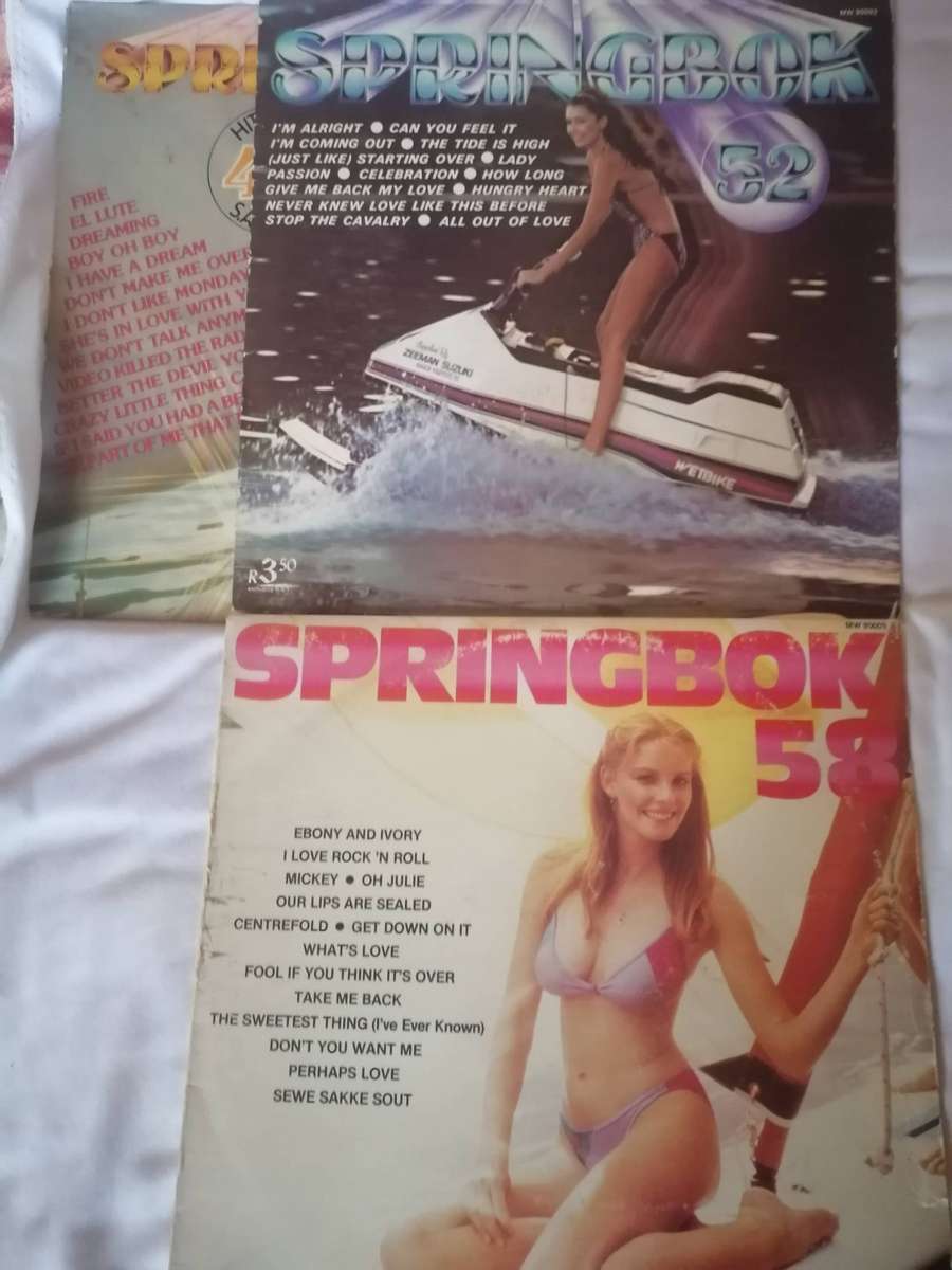 13x Springbok vinyl's in excellent to very good condition.