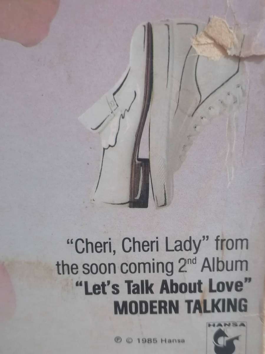 Modern Talking, Cheri, Cheri Lady, Maxi single, Special dance version, vinyl very good .