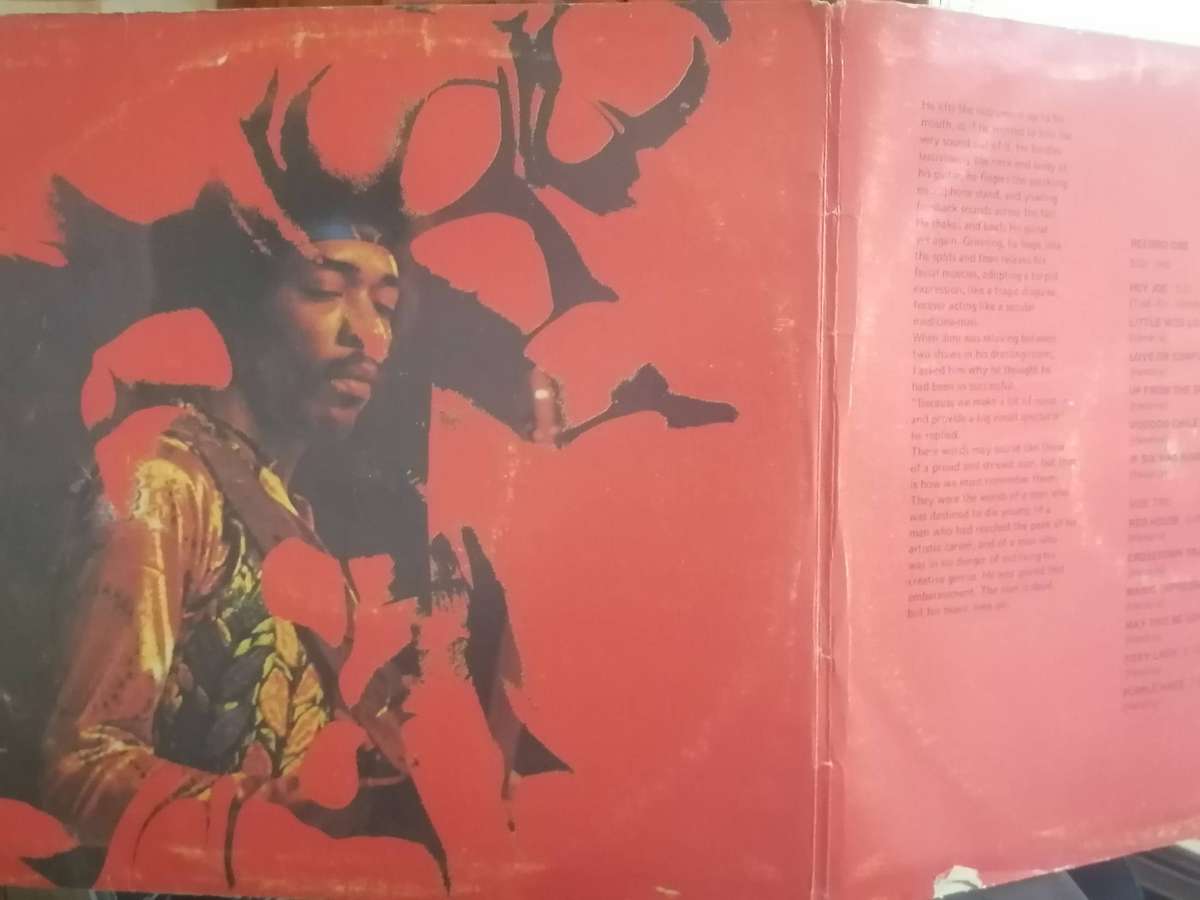 Jimi Hendrix, I don't live today, double album, vinysl good.