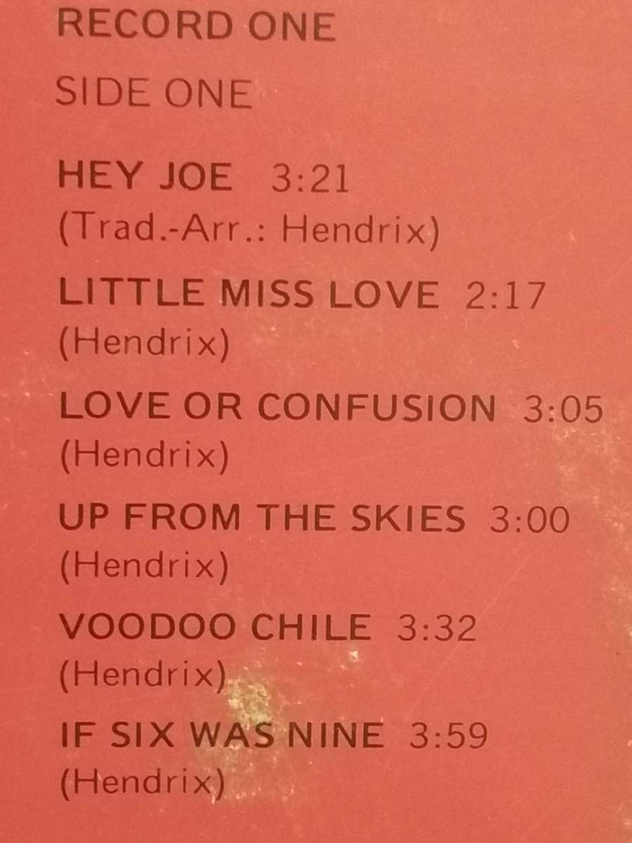 Jimi Hendrix, I don't live today, double album, vinysl good.