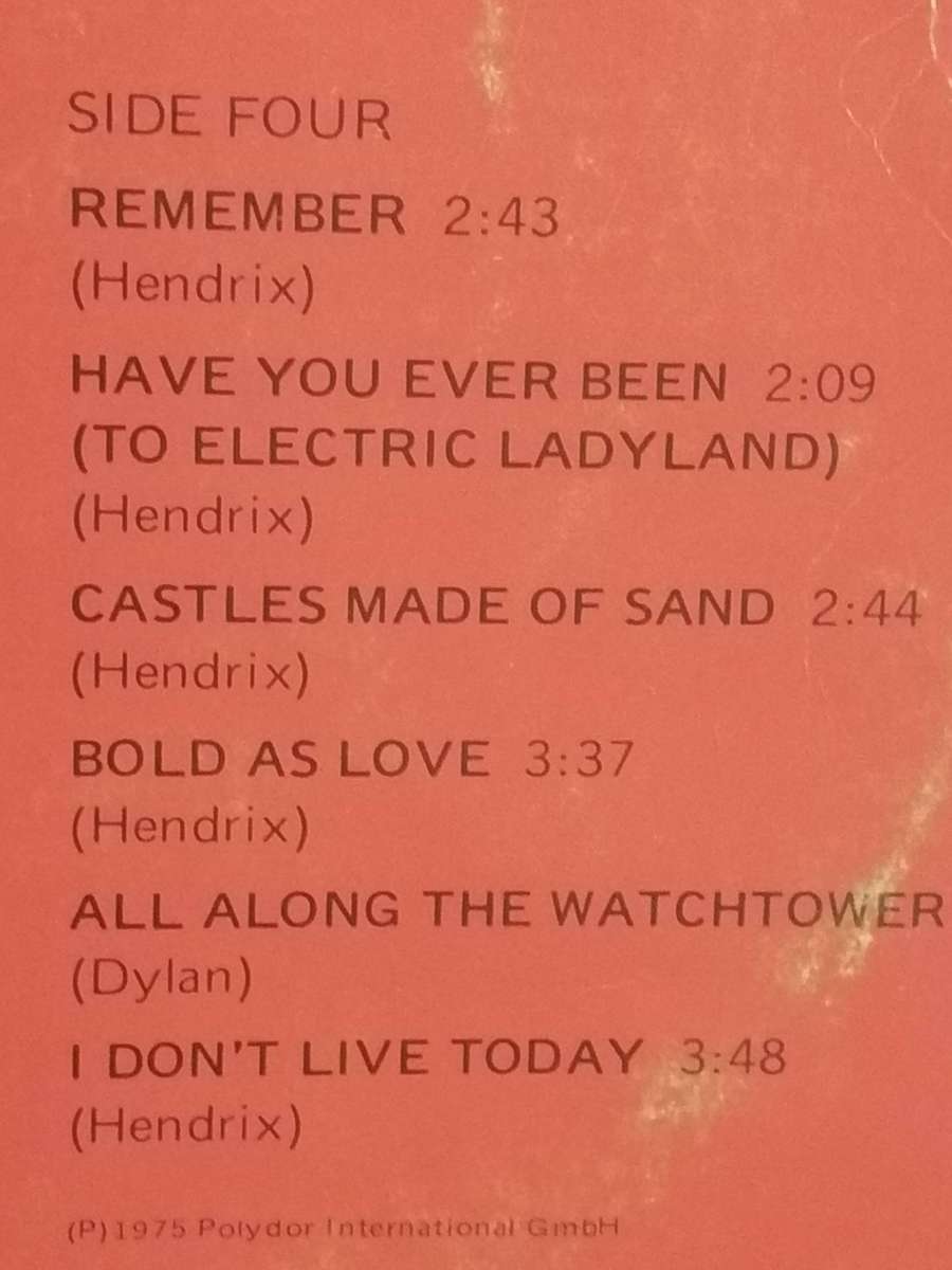 Jimi Hendrix, I don't live today, double album, vinysl good.