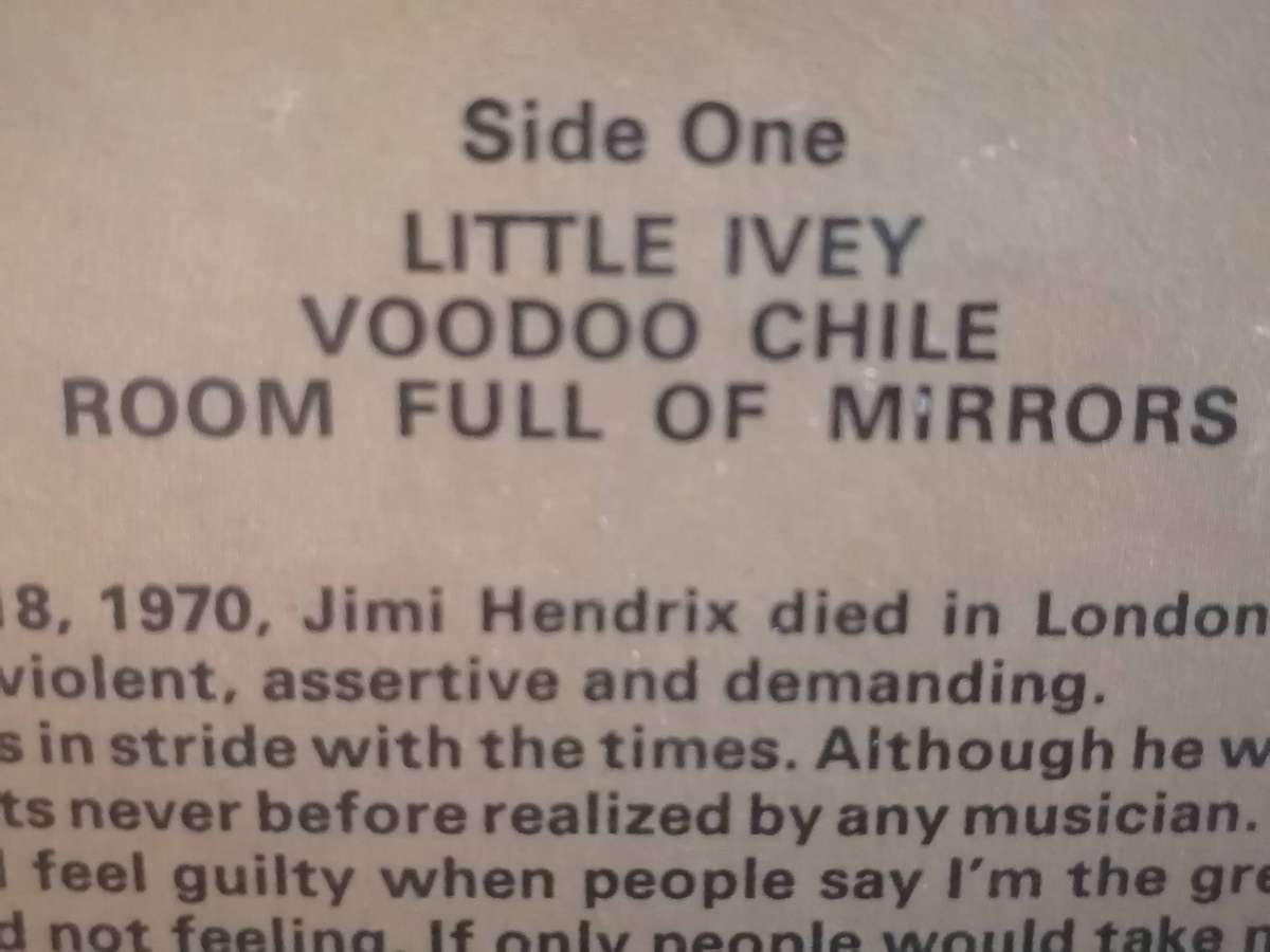 The Jimi Hendrix, more experience, Volume 2 never previously issued,  vinyl good.