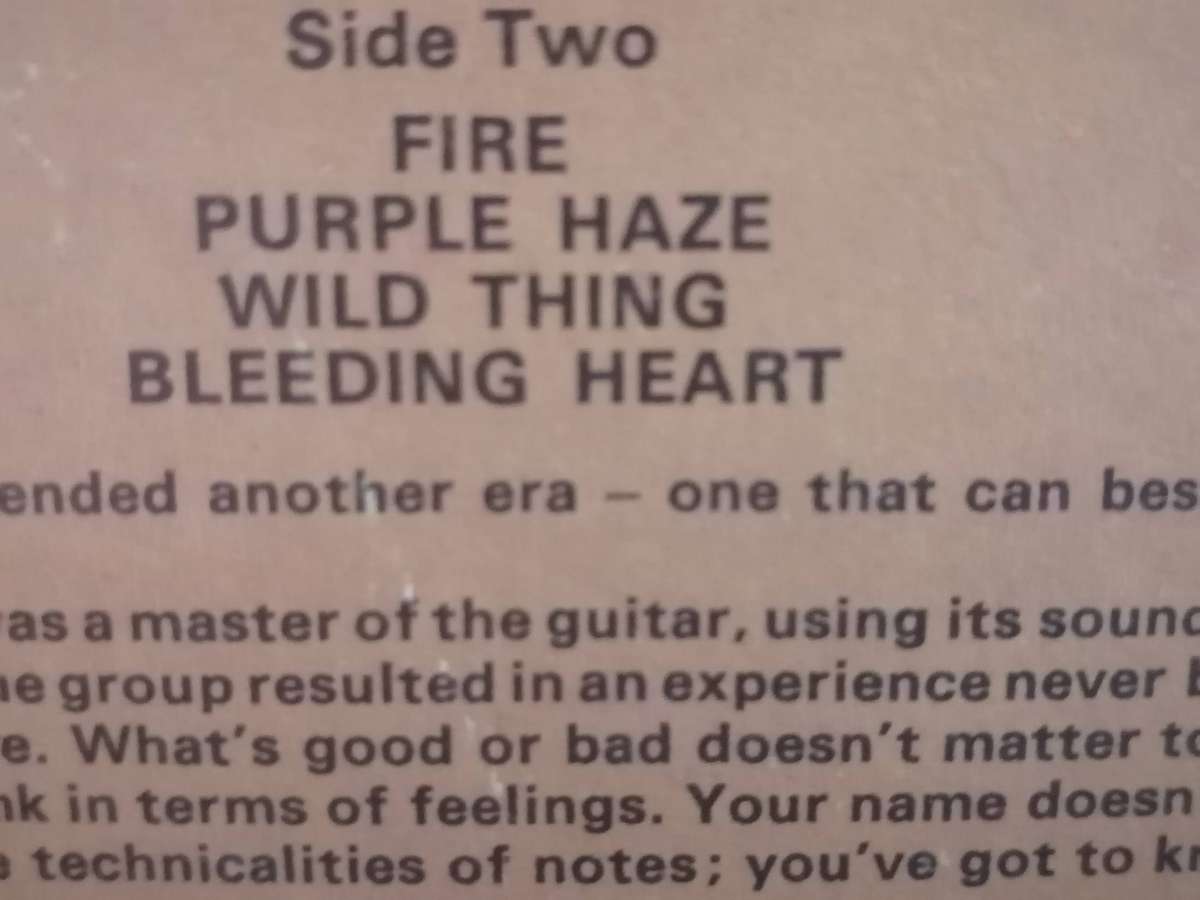 The Jimi Hendrix, more experience, Volume 2 never previously issued,  vinyl good.