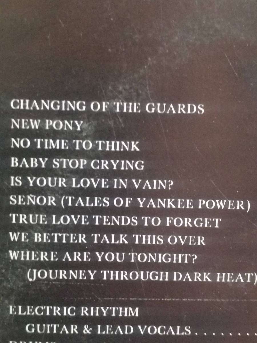 Bob Dylan, Street Legal, vinyl very good.