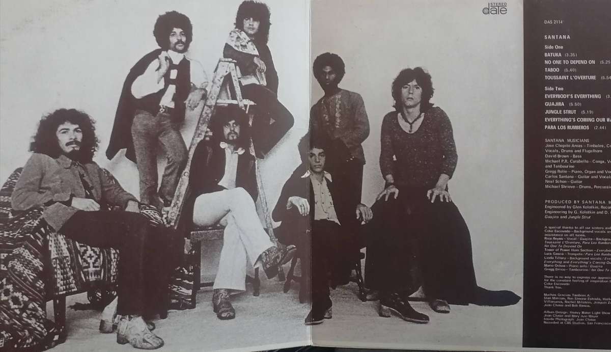 Santana, vinyl very good.