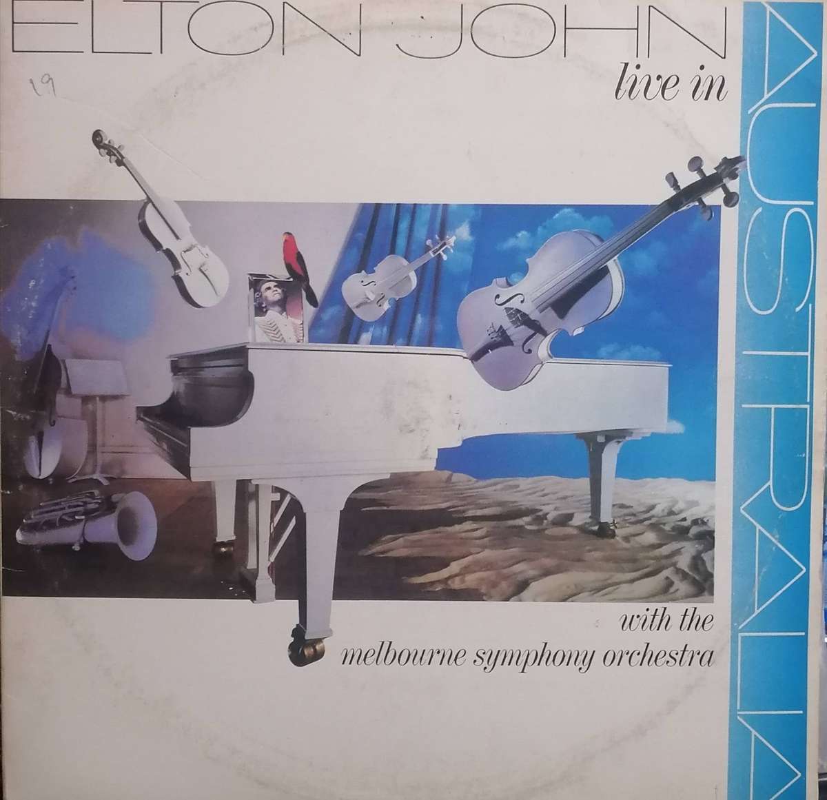 Elton John Live in... Double album, vinyl's very good.