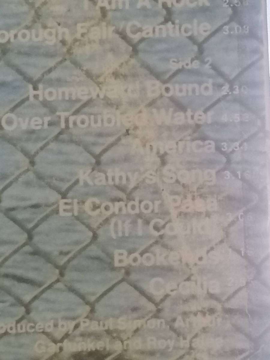 Simon and Garfunkel's greatest hits, vinyl very good.