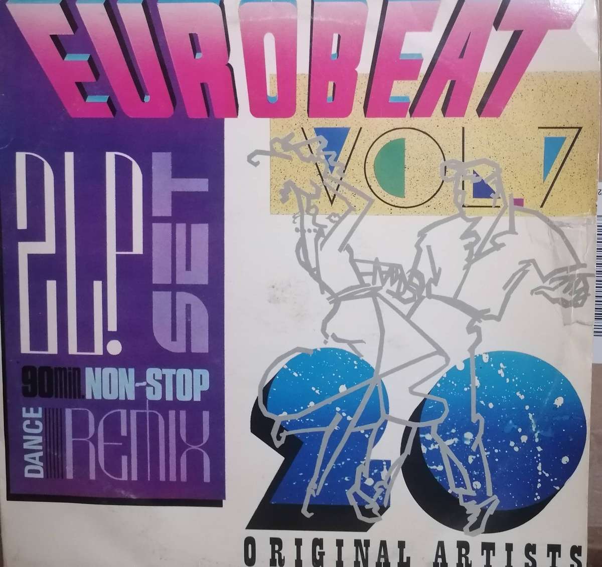 4x Eurobeat albums, vinyl's excellent to very good.