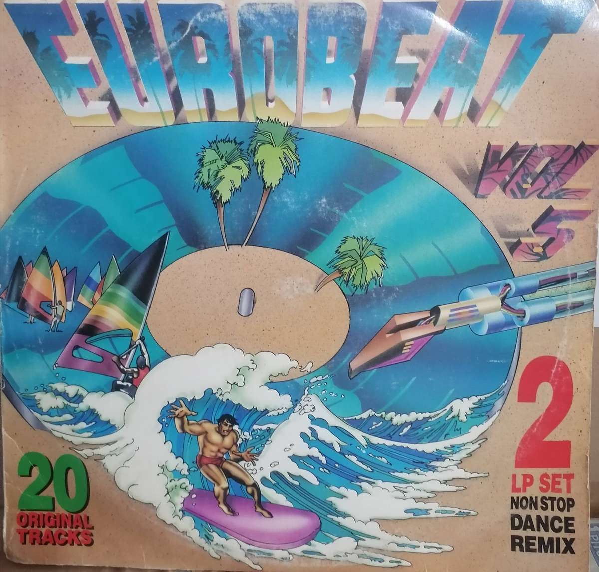 4x Eurobeat albums, vinyl's excellent to very good.