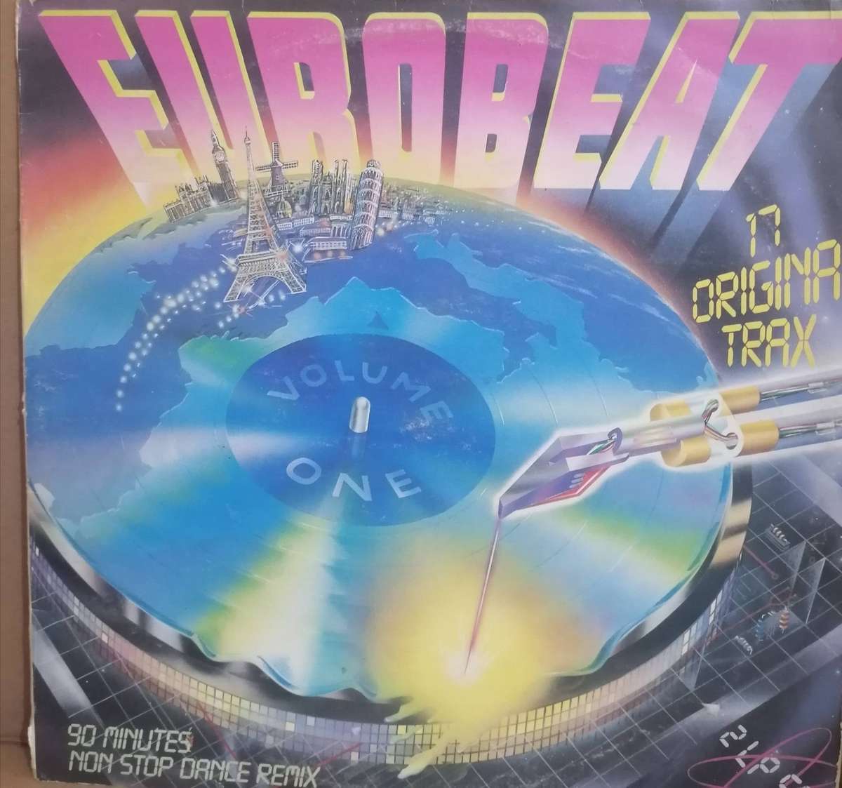 4x Eurobeat albums, vinyl's excellent to very good.