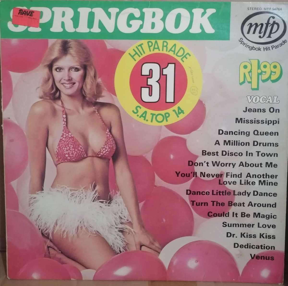 10x Springbok albums, Vol.30 to 39, vinyl's mostly excellent to very good.