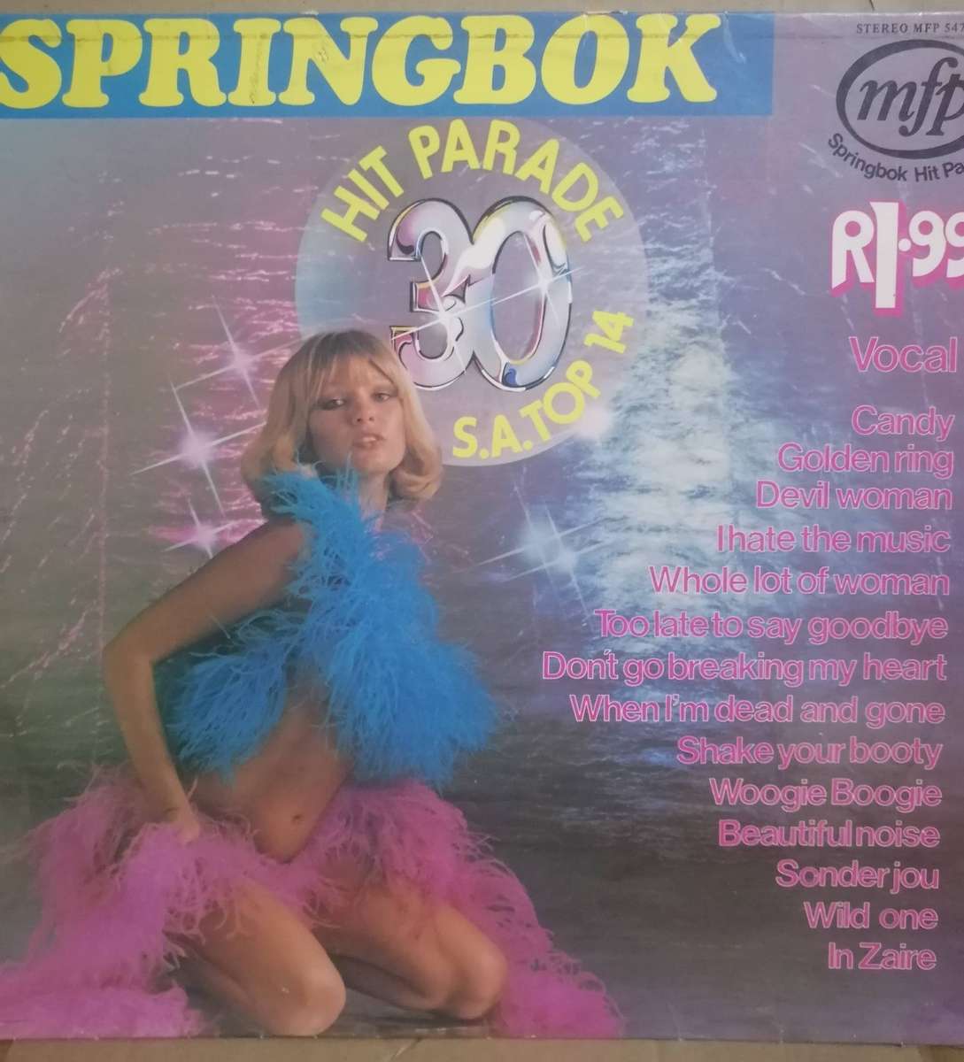 10x Springbok albums, Vol.30 to 39, vinyl's mostly excellent to very good.