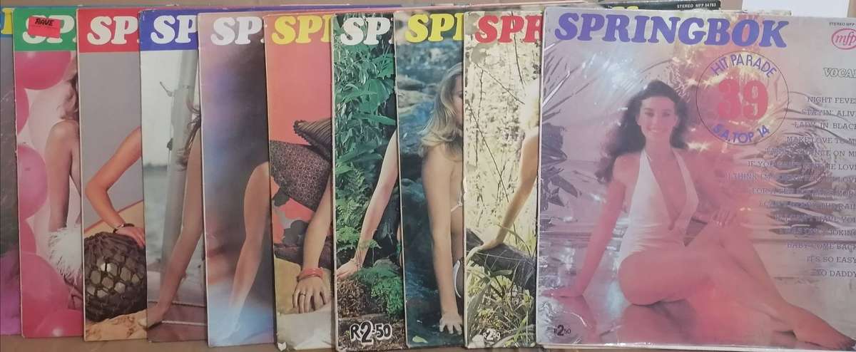 10x Springbok albums, Vol.30 to 39, vinyl's mostly excellent to very good.
