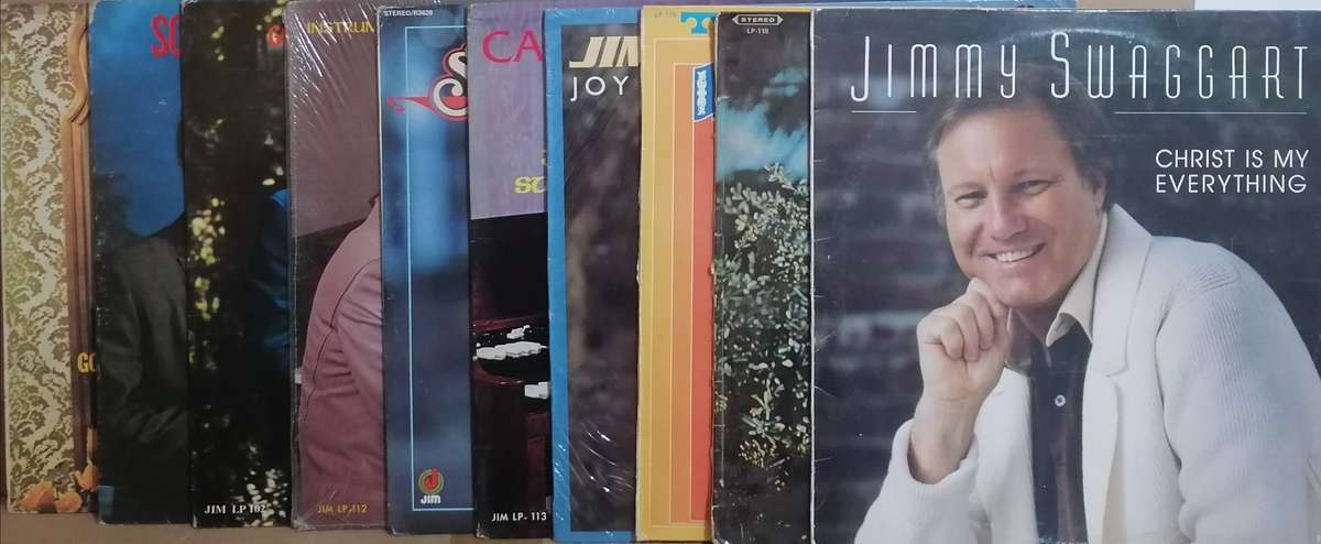 10x Jimmy Swaggart albums, vinyl's excellent to very good.