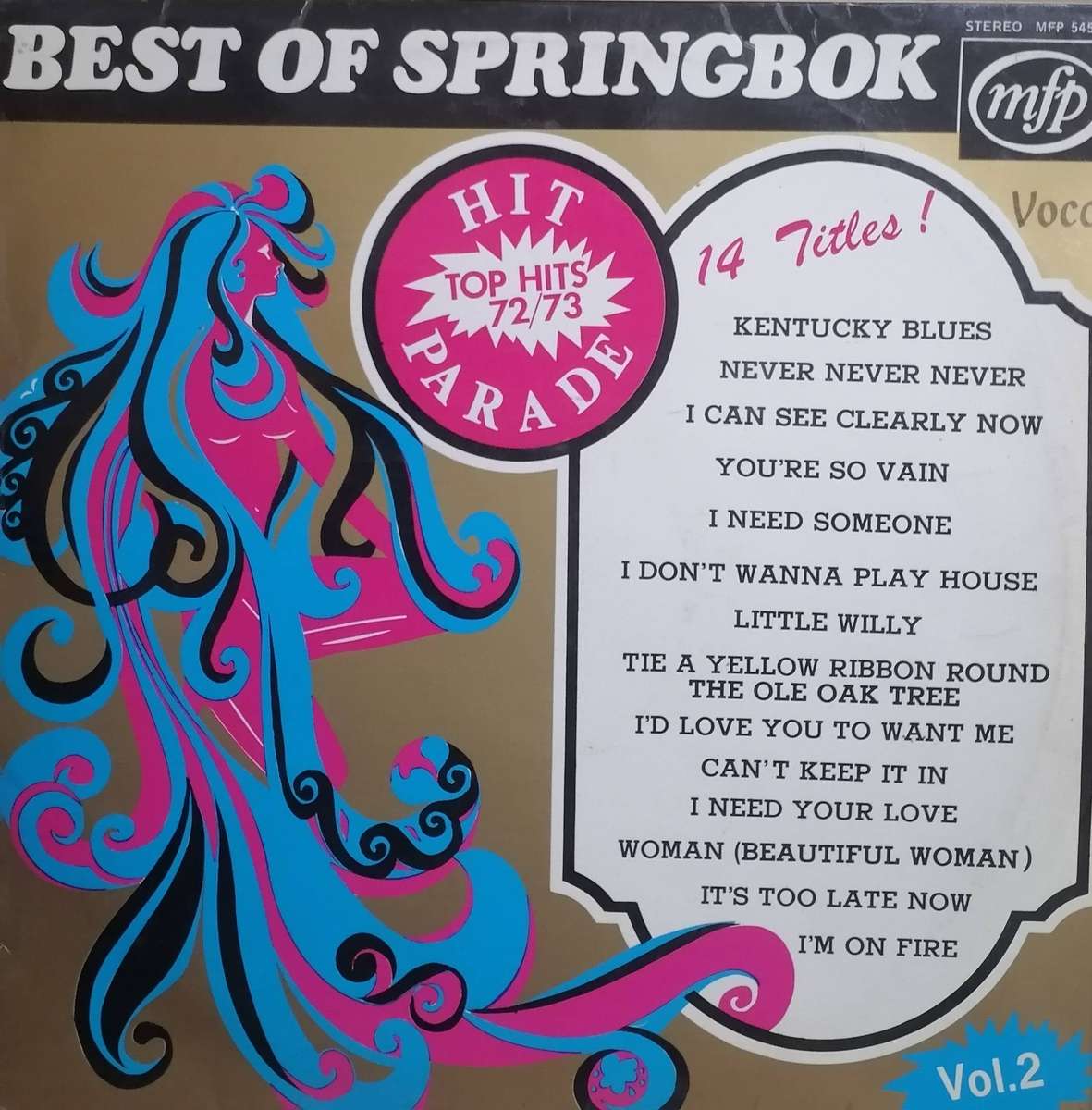 10x Springbok special edition albums, vinyl's mostly excellent to very good.
