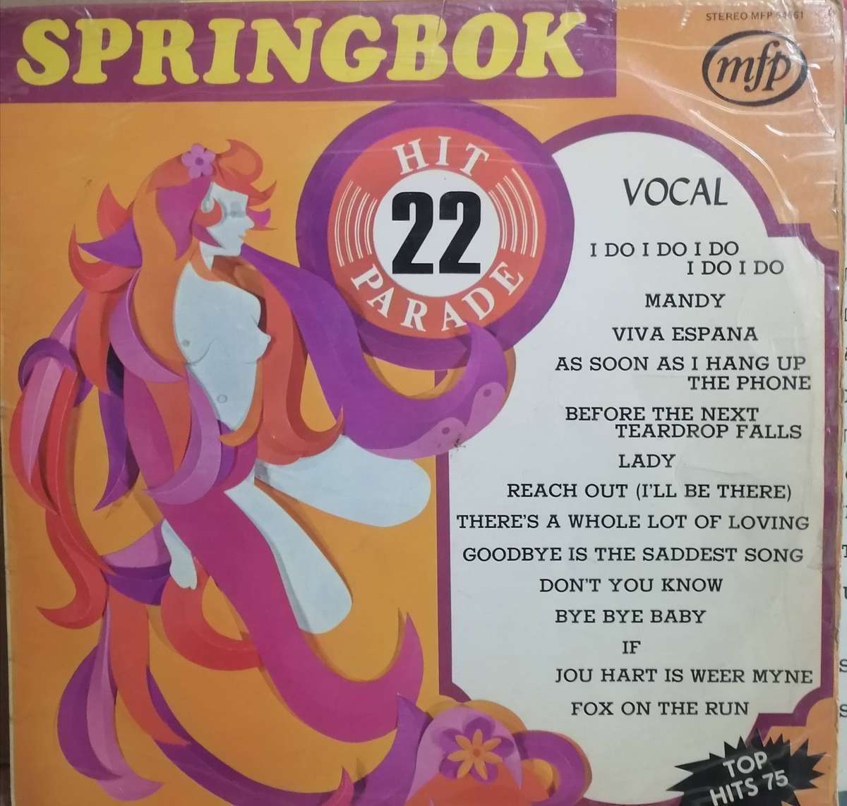 9x Springbok albums, between Vol.20 to 29 (25 not included), vinyl's mostly excellent to very good.