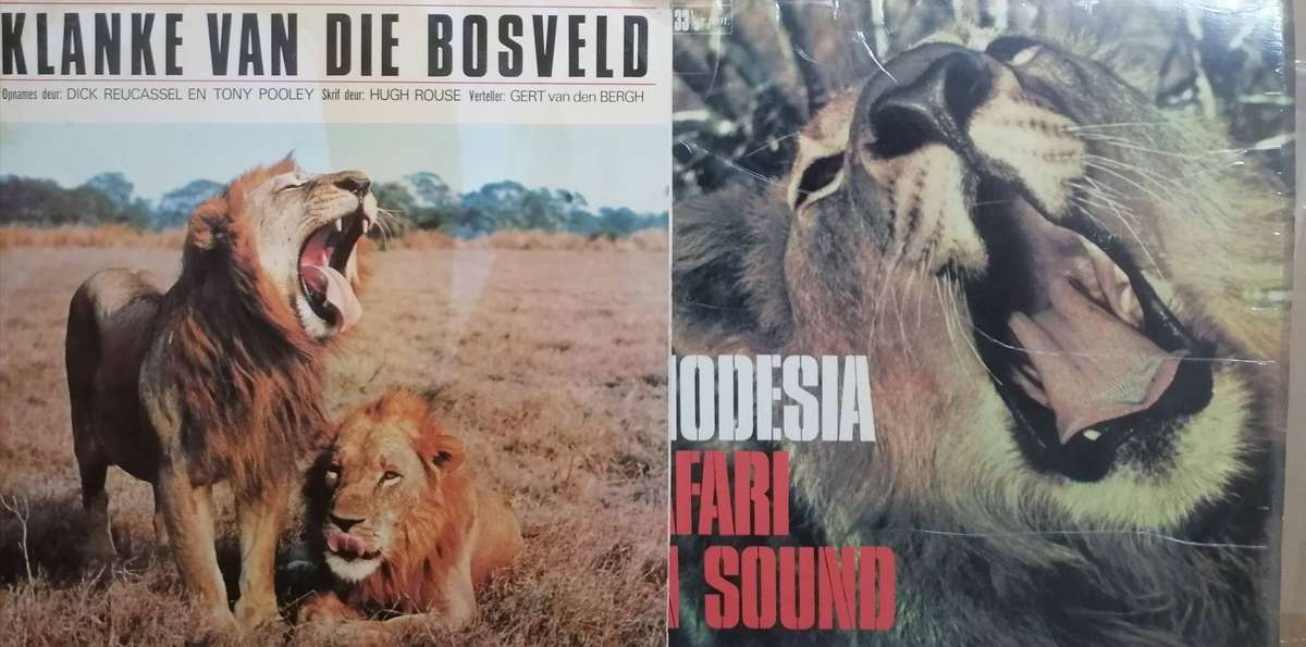 2x albums, Klanke van die Bosveld & Rhodesia Safari on sound, vinyl's excellent & very good.