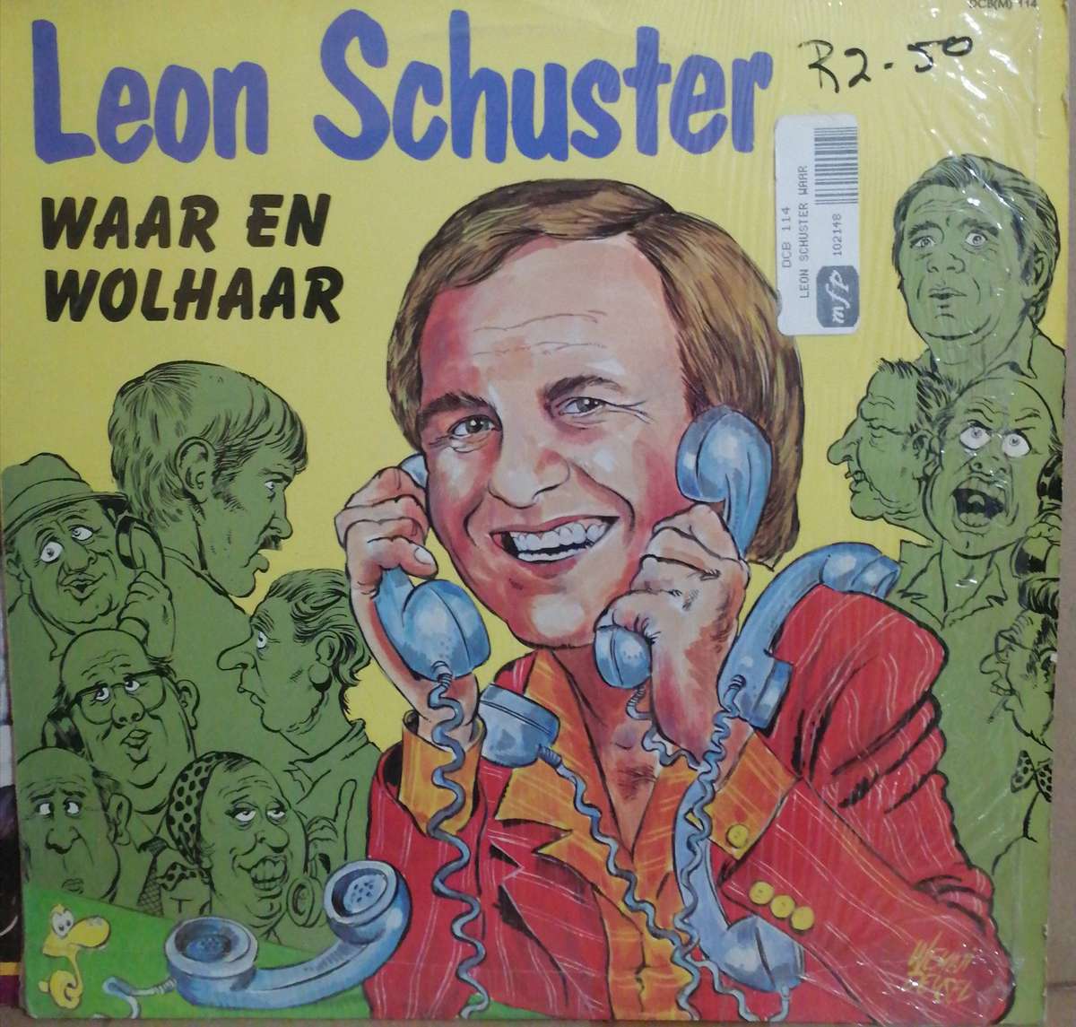 5x Leon Schuster albums, vinyl's excellent to very good.