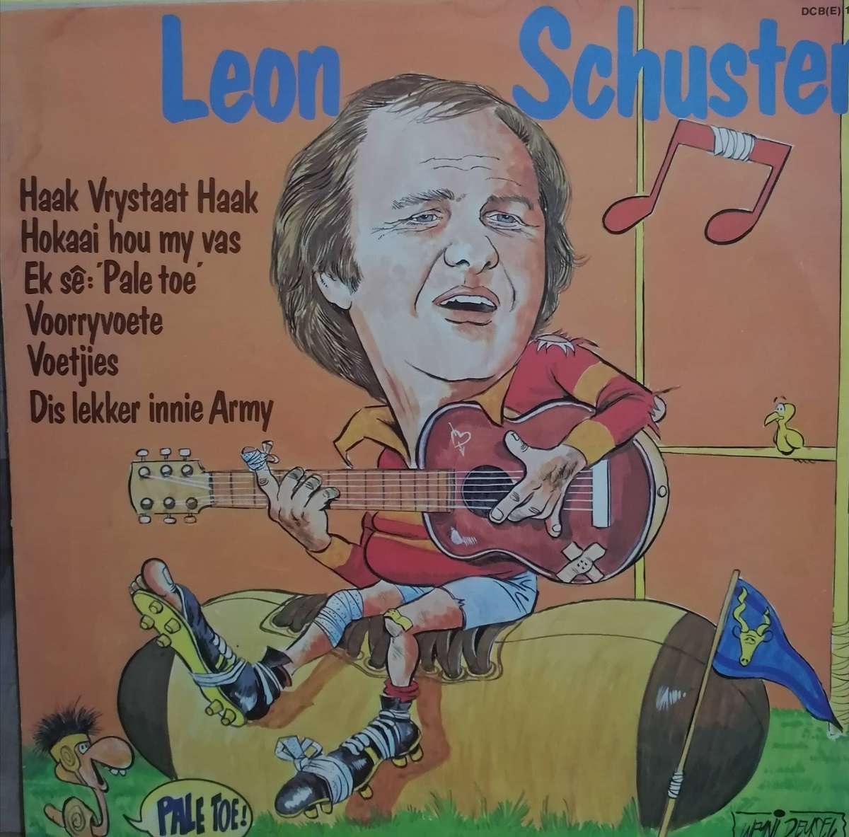 5x Leon Schuster albums, vinyl's excellent to very good.