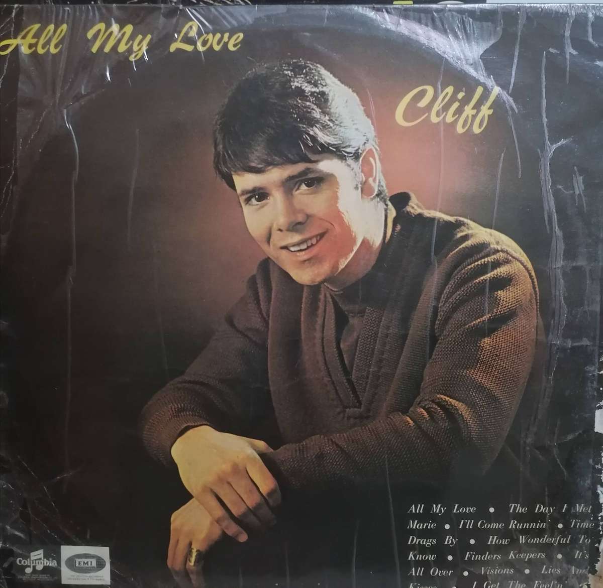 12x Cliff Richard albums, vinyl's very good to good.