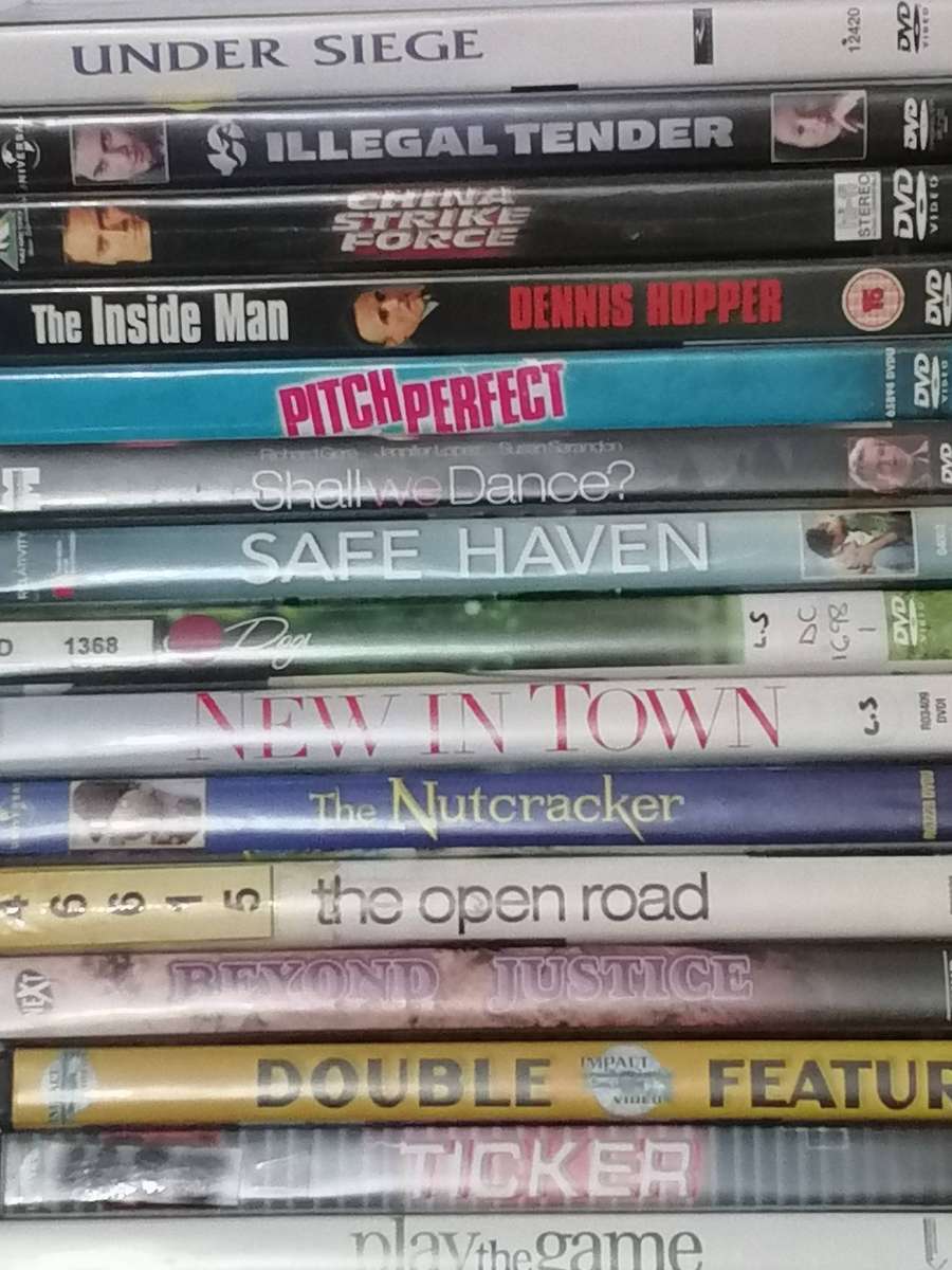 85x original Top DVD movies, very good condition, Bid is for all.