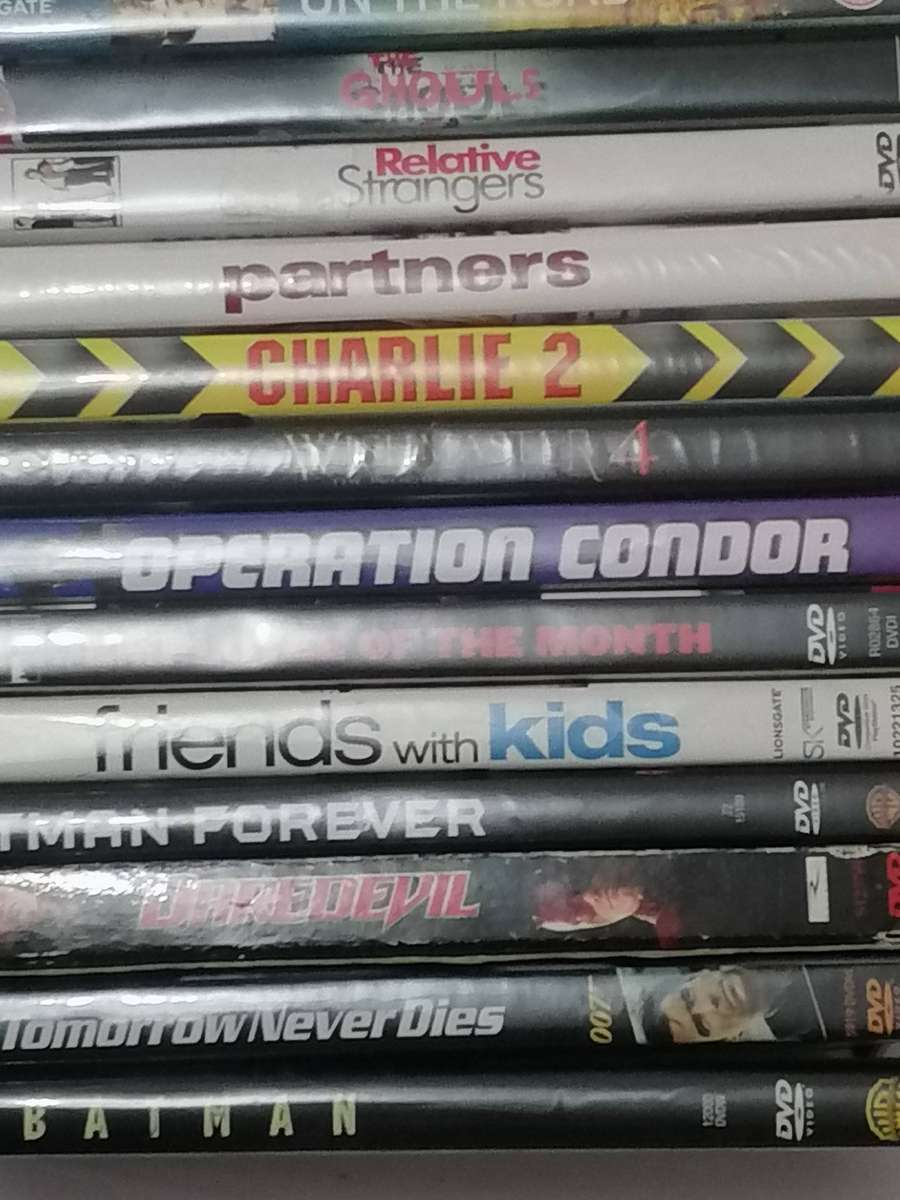 85x original Top DVD movies, very good condition, Bid is for all.