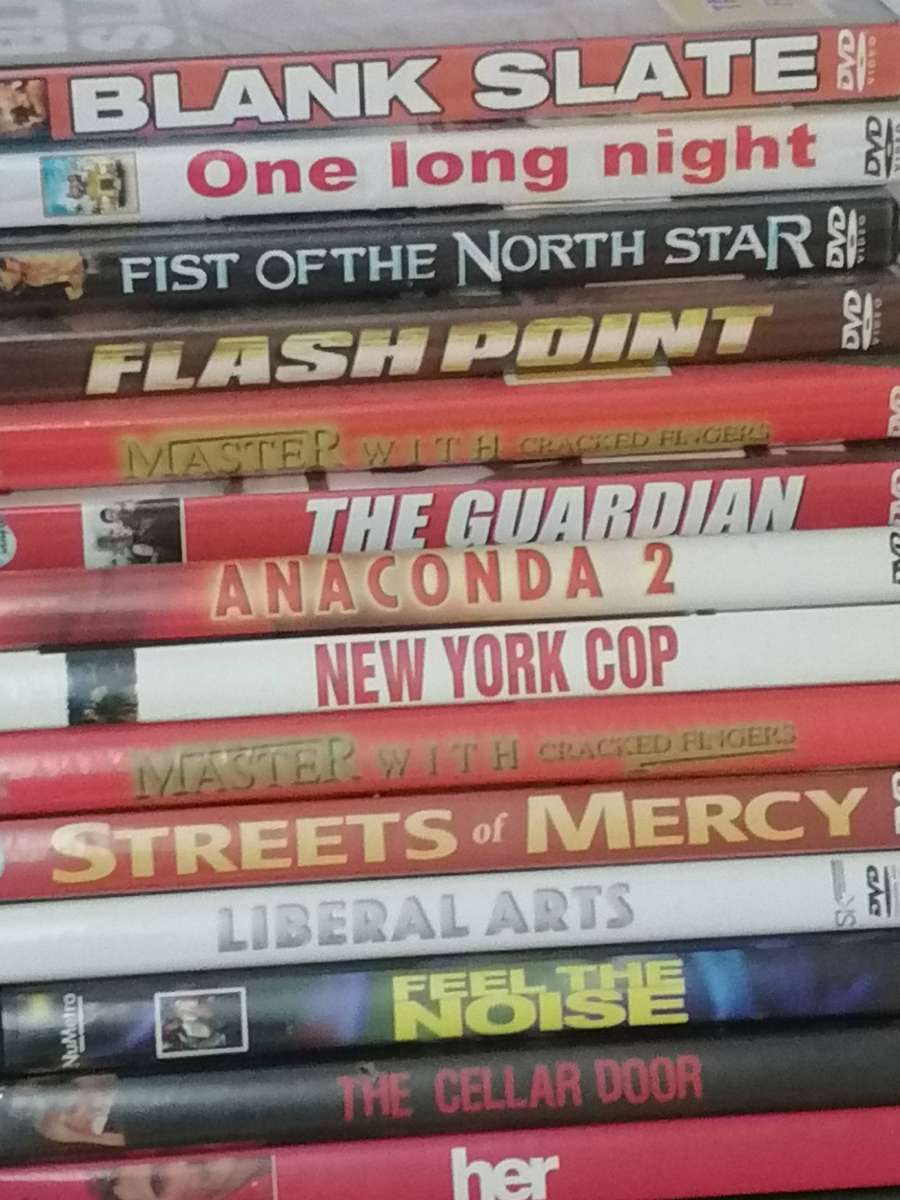 85x original Top DVD movies, very good condition, Bid is for all.