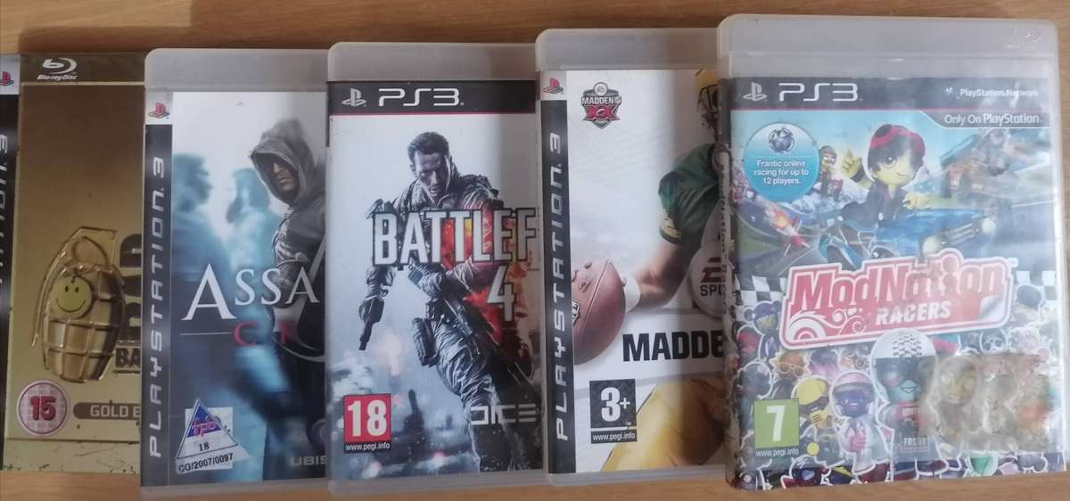 5x PS3 games, in very good condition.
