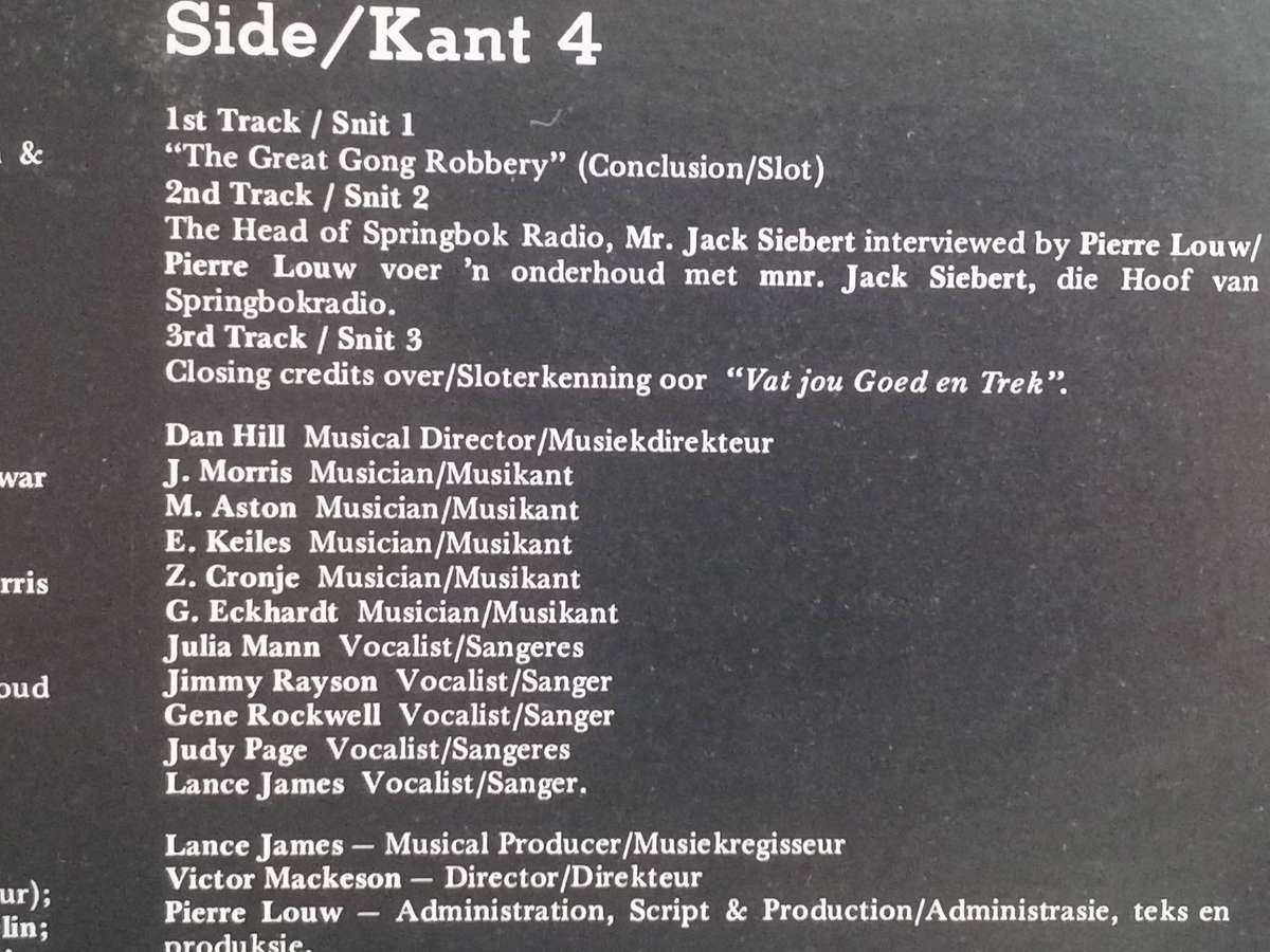 Springbok Radio Silver Jubilee Show, Double album, vinyl excellent.