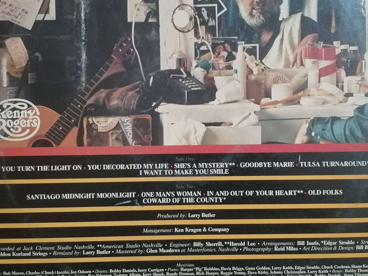 Kenny Rogers, Kenny, vinyl excellent.