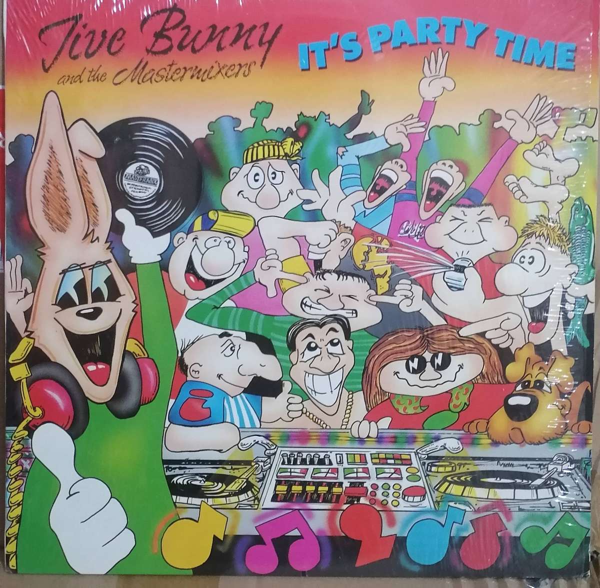 The Jive Bunny & the Mastermixers, It's Party Time, vinyl excellent.