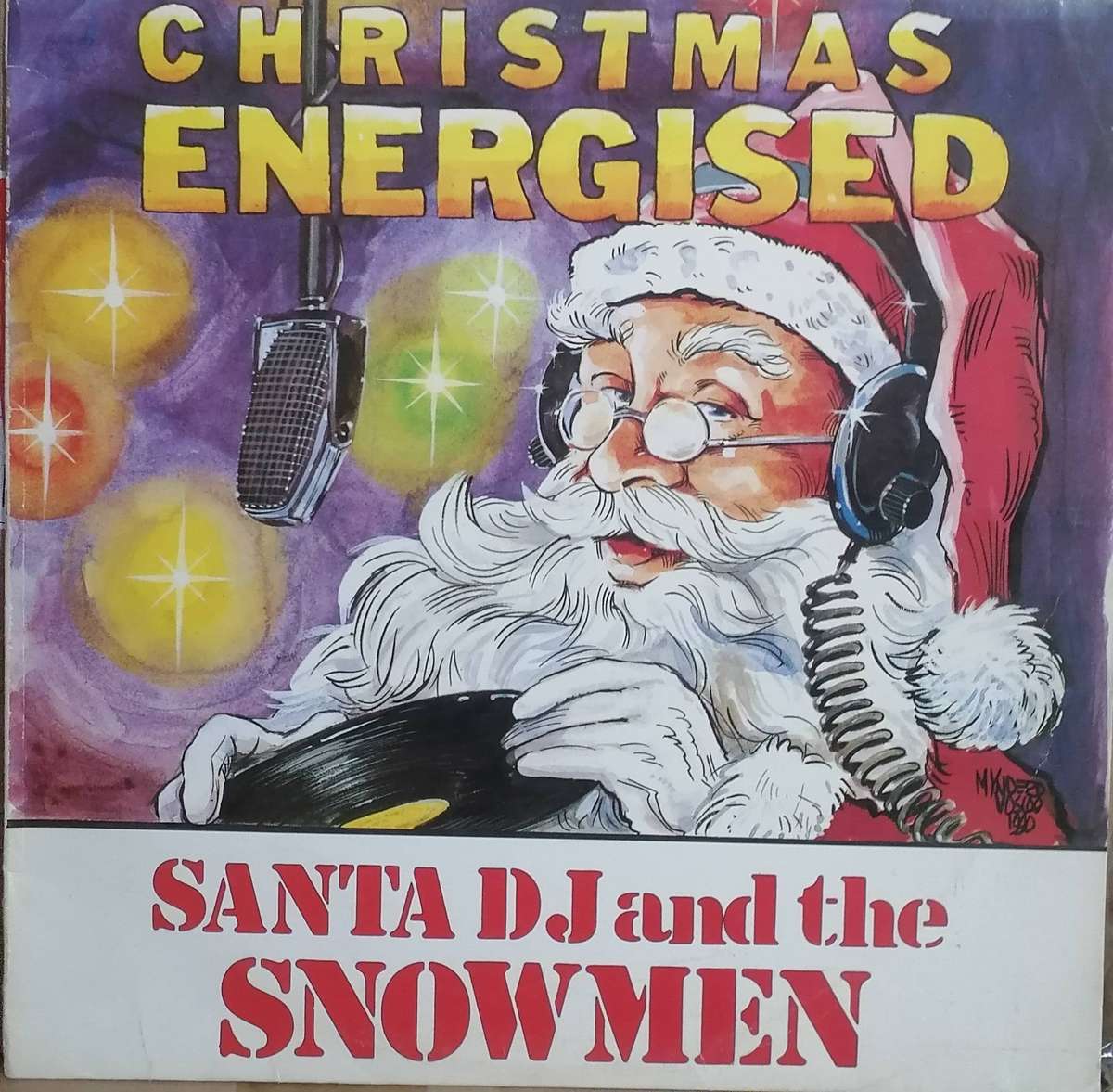 Christmas Energised, Santa DJ & the Snowman, vinyl very good+.