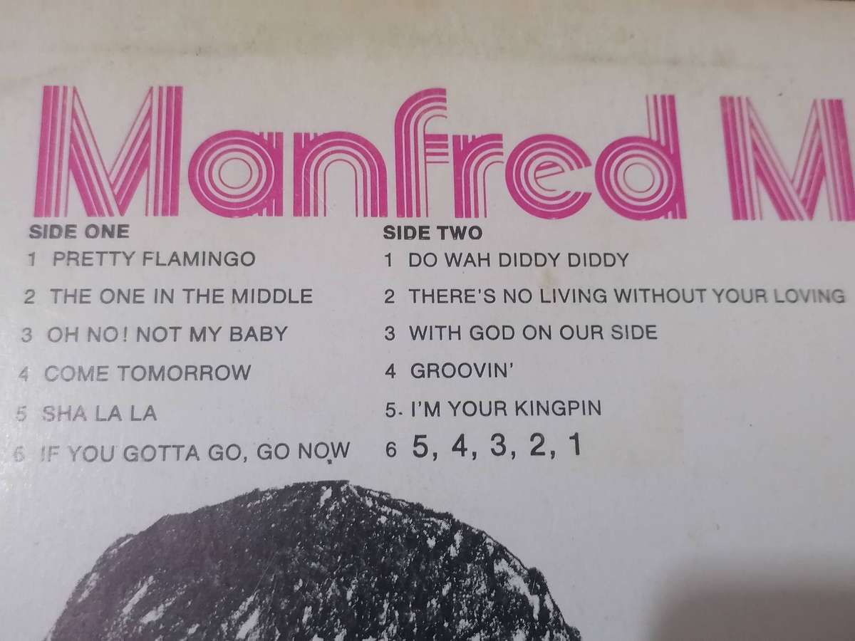 Manfred Mann The Greatest Hits, vinyl good+.