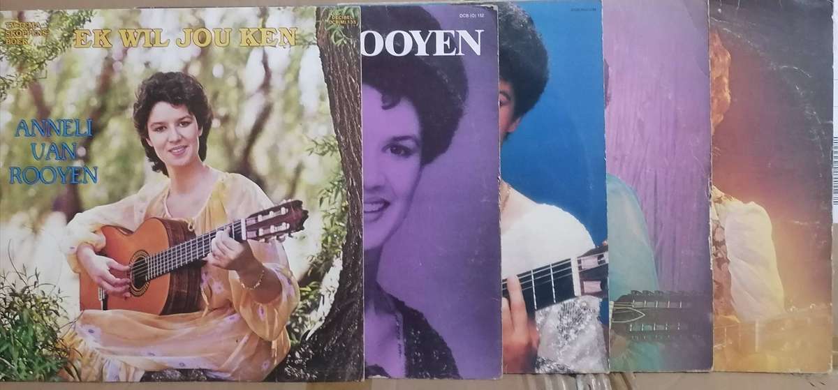 5x Anneli van Rooyen albums, vinyl's excellent to very good.