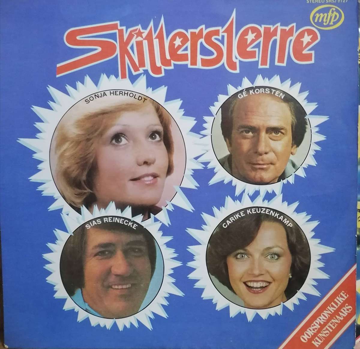 6x Skittersterre albums, vinyl's mostly very good.