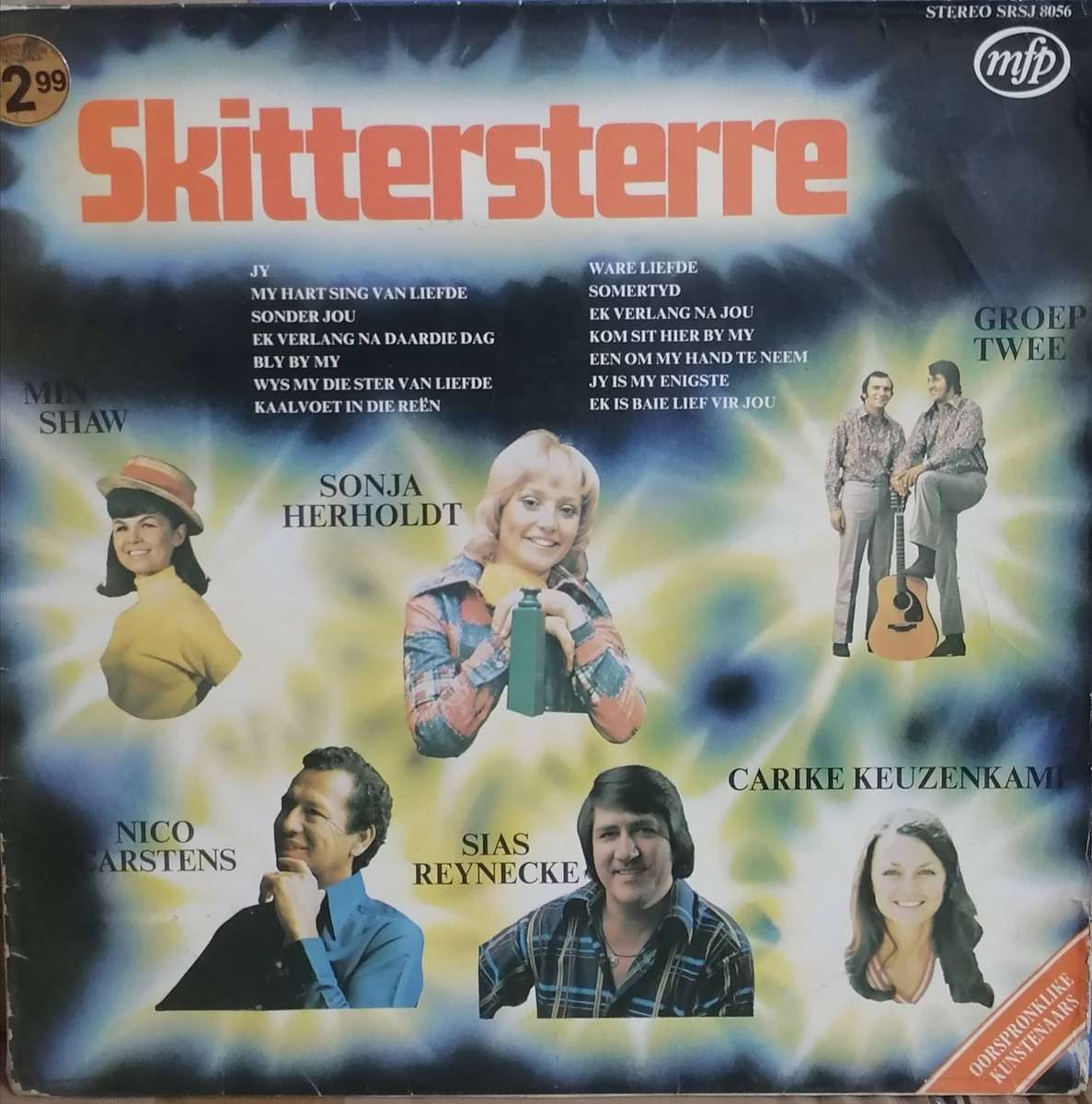 6x Skittersterre albums, vinyl's mostly very good.