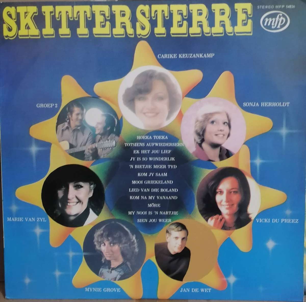 6x Skittersterre albums, vinyl's mostly very good.