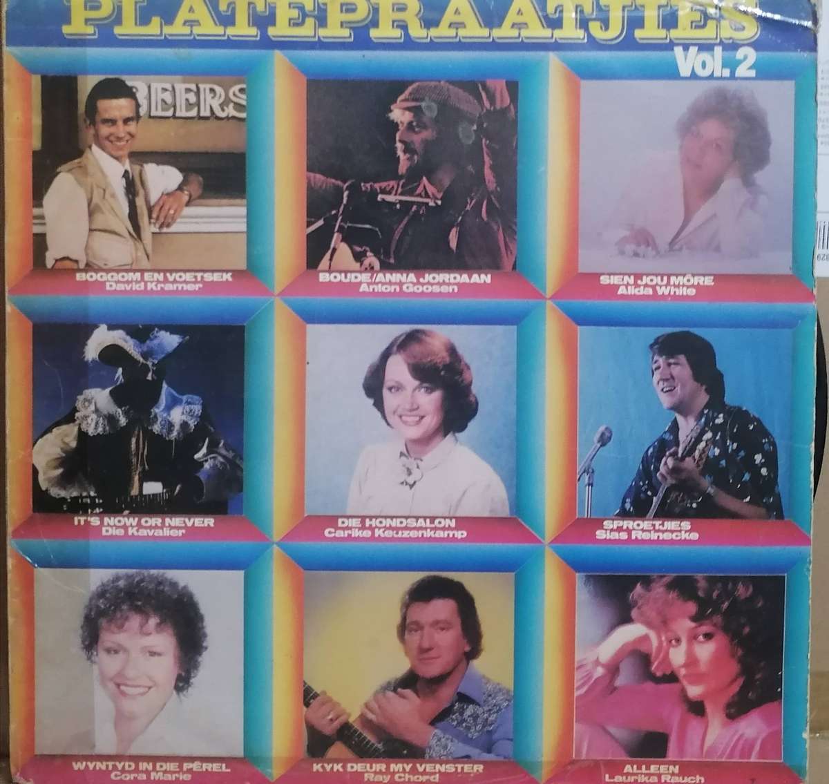 2x Platepraatjies albums, Vol.1 & 2, vinyl's very good+ & very good.