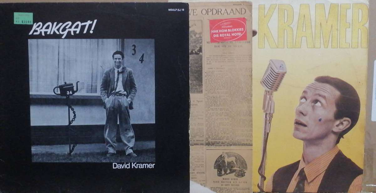 3x David Kramer albums, vinyl's very good.