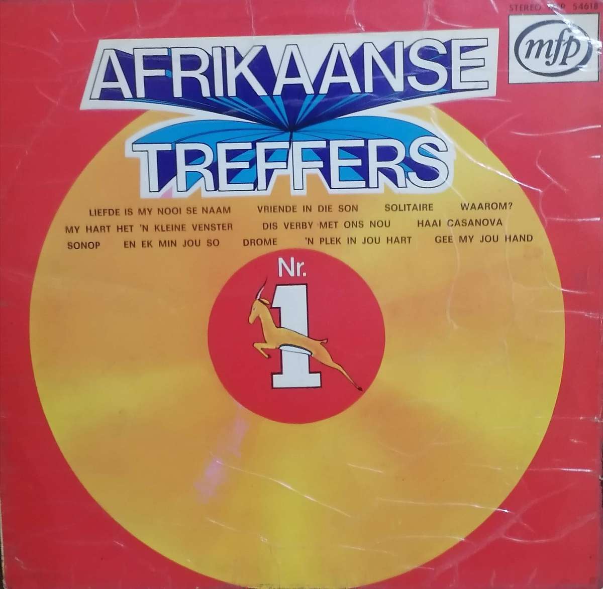 4 x  Afrikaanse Treffer albums, vinyl's excellent to very good.