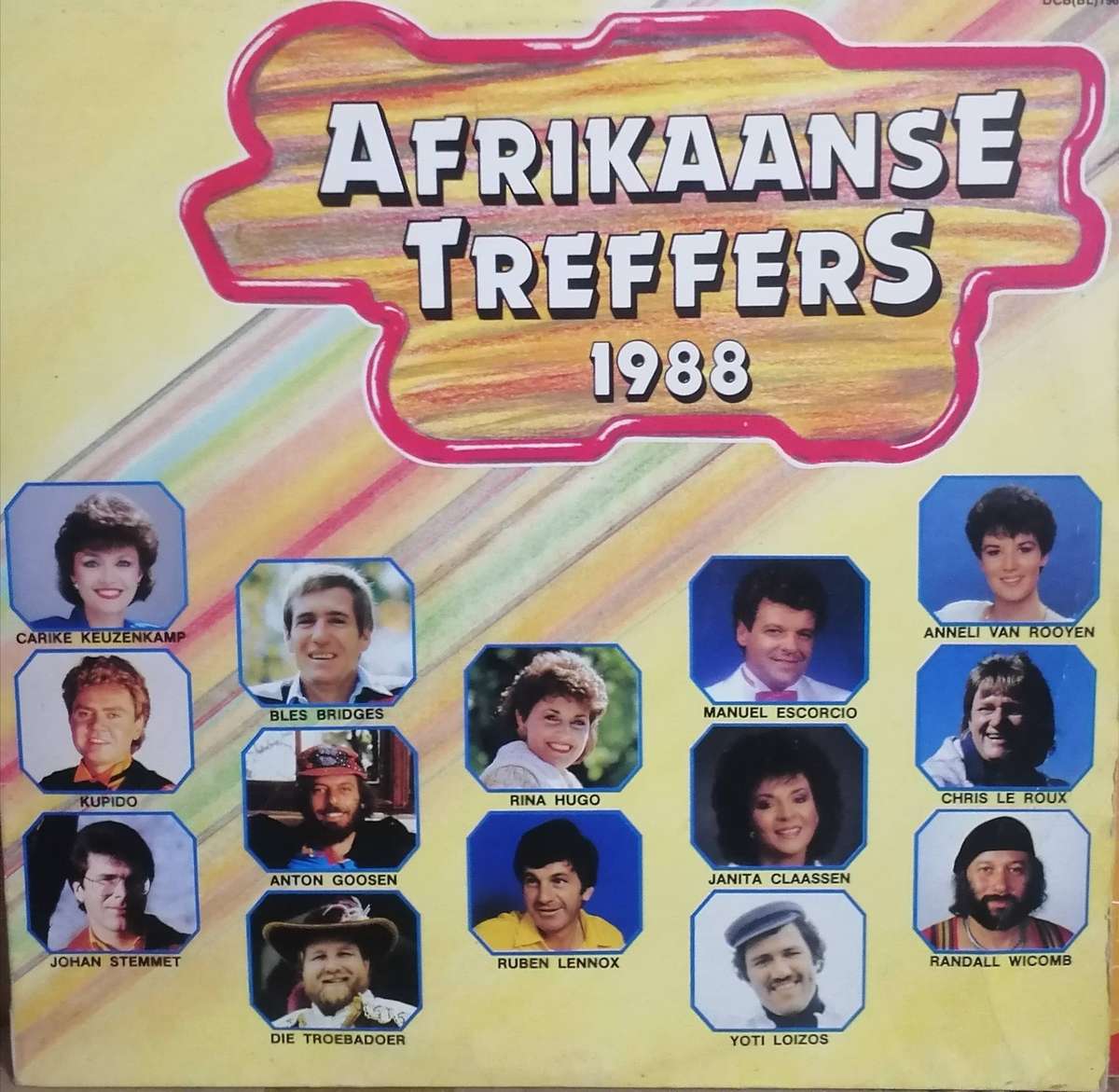 4 x  Afrikaanse Treffer albums, vinyl's excellent to very good.