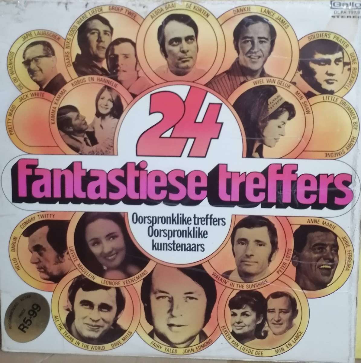 4 x  Afrikaanse Treffer albums, vinyl's excellent to very good.