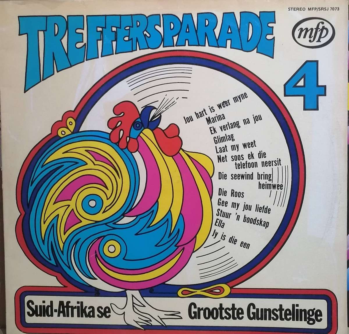 7 x Treffersparade albums, vinyl's excellent to very good.