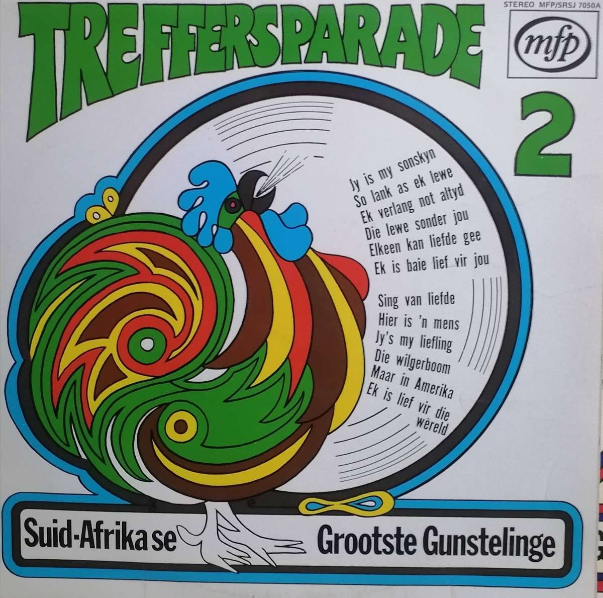 7 x Treffersparade albums, vinyl's excellent to very good.