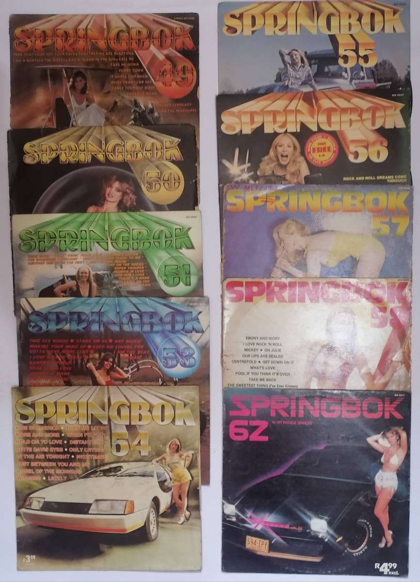 41x Springbok Vinyl Collection - Volume numbers in description