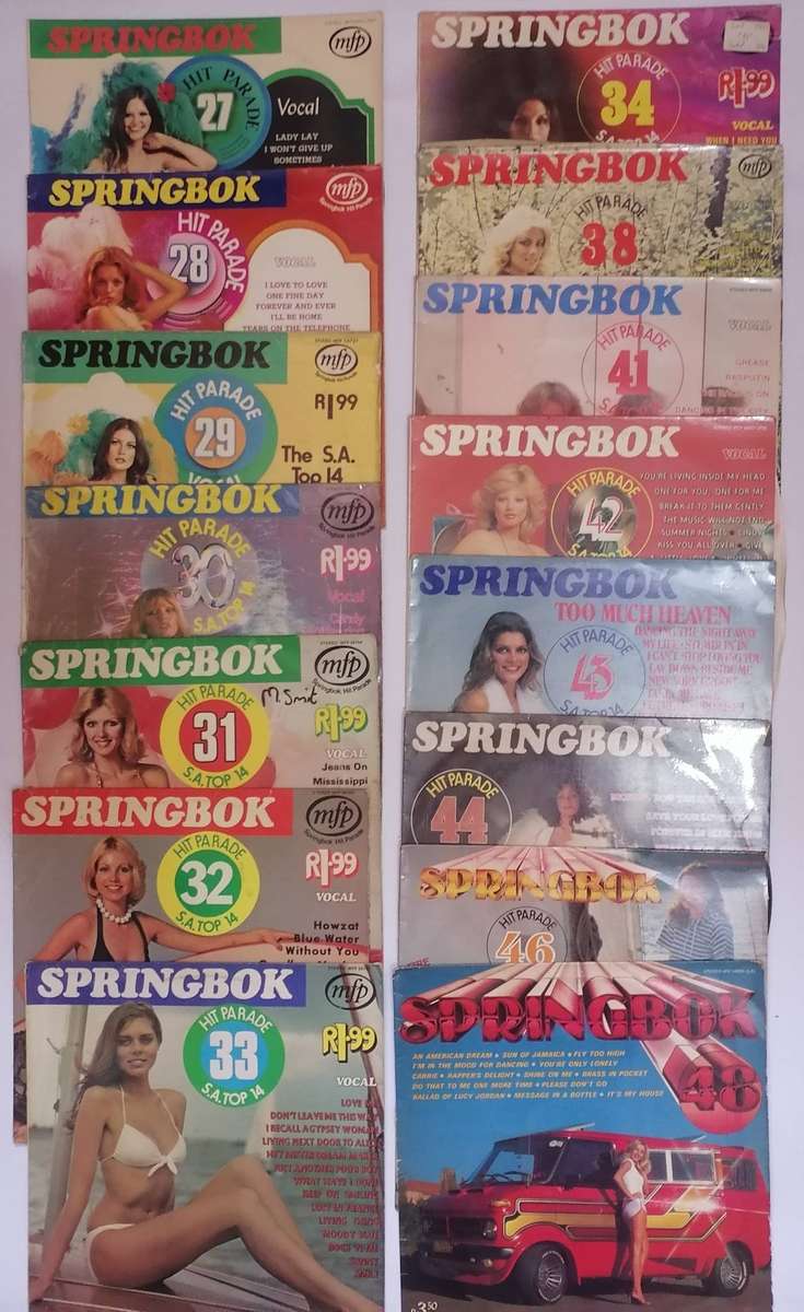 41x Springbok Vinyl Collection - Volume numbers in description