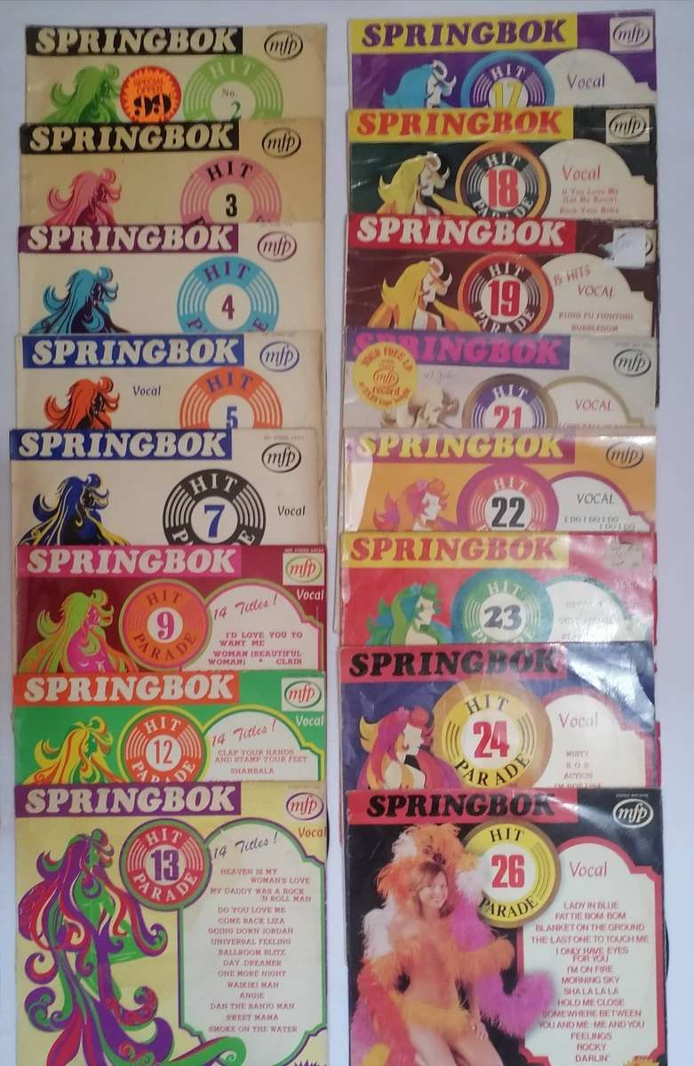 41x Springbok Vinyl Collection - Volume numbers in description