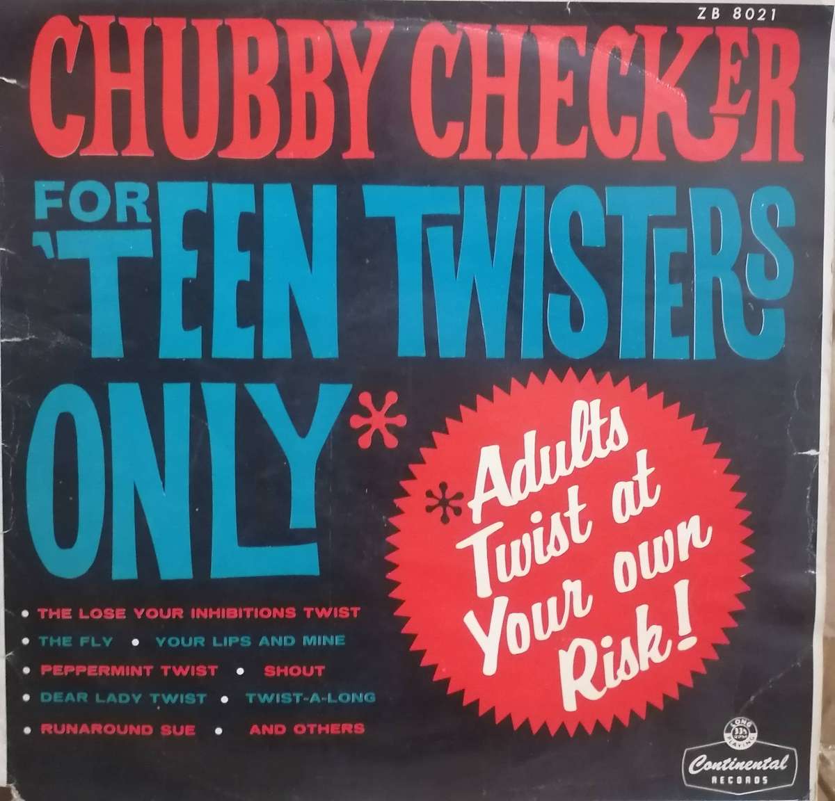 Chubby Checker, For Teen Twisters Only, vinyl very good.